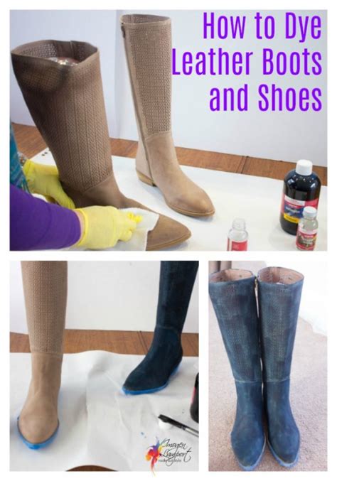 can you dye fake leather shoes|can you dye leather boots.